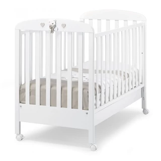 Tato crib - white-light blue