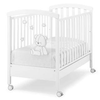 Stella Magic crib - white-grey