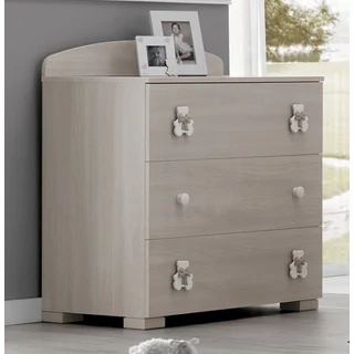 Dudu chest of drawers with 3 drawers - sand color