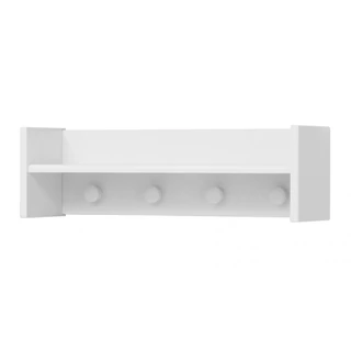 Jolie wall shelf with hanger - white