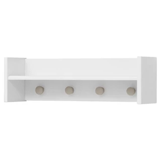 Mirtillo wall shelf with hanger - white-sand color