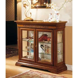 Edera Inlayed 2-doors small display cabinet