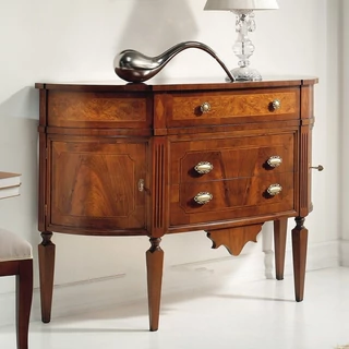 Classic 2-doors buffet chest of drawers with 3 drawers