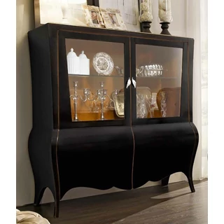 Romantic 2-doors small display cabinet