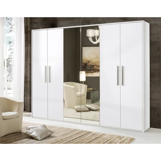 H2 San Marino 6-doors cabinet, with 2 mirrored doors in the middle