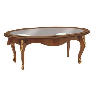 Charme Coffee table, with glass top