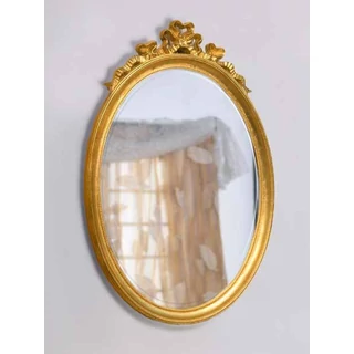 Giochi di Luce Decorated oval mirror