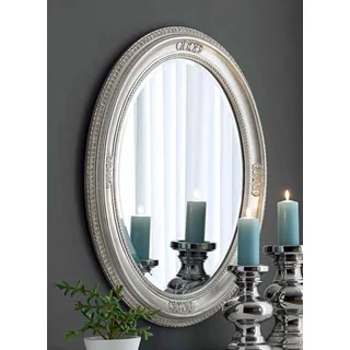 Giochi di Luce Decorated oval mirror