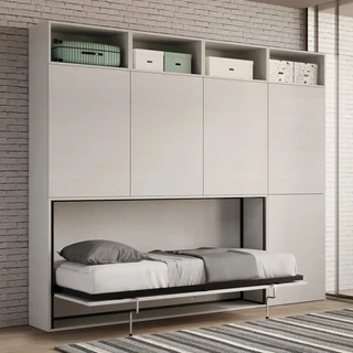 Kando &quot;B&quot; Single Foldaway Bed, 5-doors, with shelves