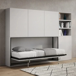 Kando &quot;F&quot; Single Foldaway Bed, 4-doors, with shelves