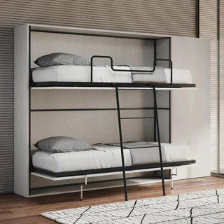 Kando &quot;H&quot; Single Foldaway Bunk Bed, 1-door