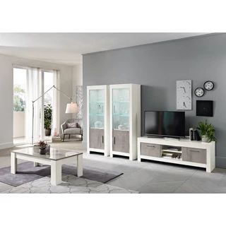 LM Modena Day living room - grey marble-white