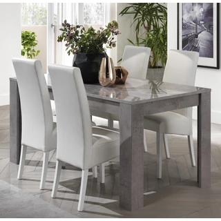 LM Greta Day Dining table 190x90 cm - grey marble