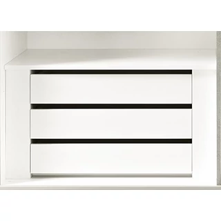 LM Jazz Armadio Interior 3-drawers block into 148 and 230 cm sliding door cabinet