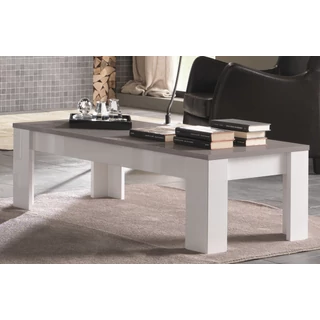 LM Modena Day Coffee table - steel grey-white