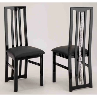 LM Roma Cromo Day Chair - black