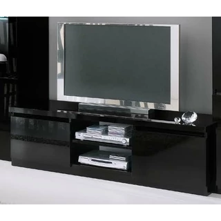 Black TV Cabinet, 150 cm – LM Roma Day