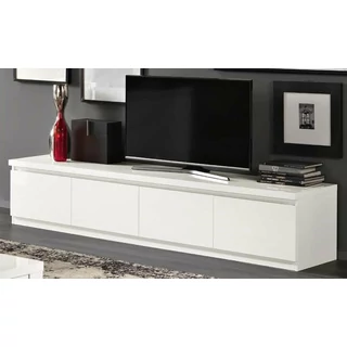 Fehér TV-szekrény, 220 cm – LM Roma Day