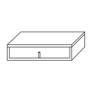 Belső 1 fiókos elem gardróbszobához, nyitott oldalfalhoz, Blumotion finoman záródó mechanizmussal, kőrisfából – Morello 4491