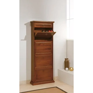 Cipősszekrény 4 lenyíló ajtóval, 1 fiókkal – Morello 3567