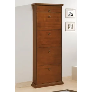 Cipősszekrény 4 lenyíló ajtóval, 1 felnyitható ajtóval – Morello 3570