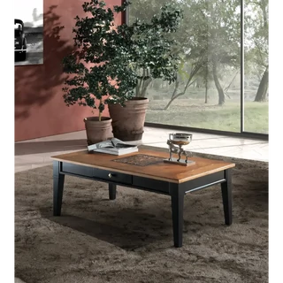 Dohányzóasztal 1 fiókkal, intarziás – Morello 3400