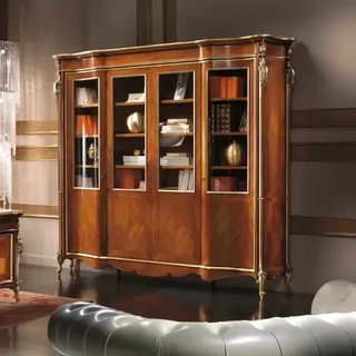 Dolgozószoba könyvespolc, 4 ajtós – Morello 3855