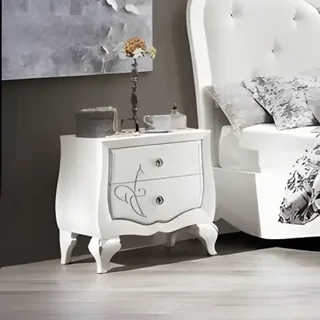 Éjjeliszekrény 2 fiókkal, díszítéssel – Morello 4118