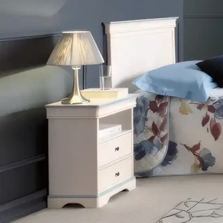 Éjjeliszekrény 2 fiókkal, polccal és titkos rekesszel, Lajos Fülöp stílusú – Morello Luigi Filippo 4293