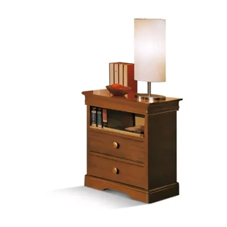 Éjjeliszekrény 2 fiókkal, polccal és titkos rekesszel, Lajos Fülöp stílusú – Morello Luigi Filippo 4429