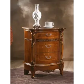 Éjjeliszekrény 3 fiókkal, intarziás – Morello 4331