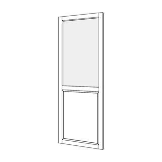 Előszobafal elem tükörrel, 70 cm széles – Morello 3608.BS