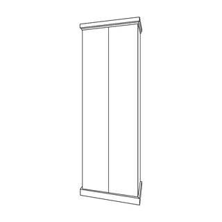 Előszobaszekrény elem, 2 ajtós, 2 belső fiókkal – Morello 3609