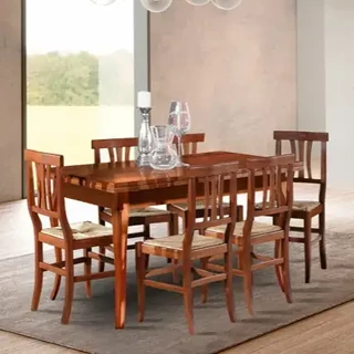 Szék fa vagy kukoricaháncs ülőfelülettel – Morello Vicenza 2166