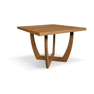 Étkezőasztal, négyzet alakú, kőrisfa asztallappal és lábakkal – Morello 2262