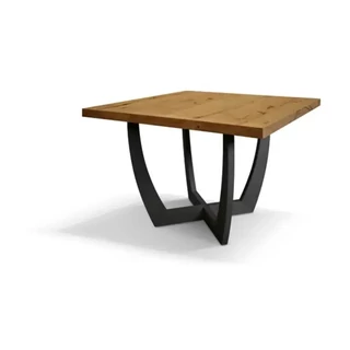 Étkezőasztal, négyzet alakú, tölgyfa asztallappal, kőrisfa lábakkal – Morello 2263