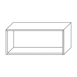 Fali szekrényelem, vízszintesen vagy függőlegesen szerelhető, 90 cm – Morello 3137