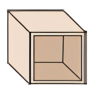 Fali szekrényelem, 37x37 cm – Morello 3201