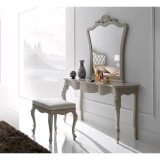 Fésülködő asztal szett tükörrel, ülőkével – Morello 3657