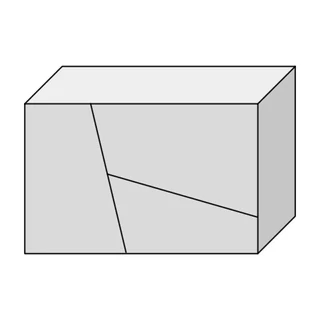 Fiók geometrikus díszítéssel, 60 cm széles, 35 cm mély – Morello 3132.AT