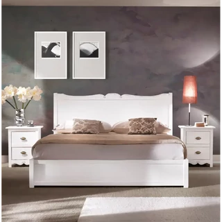 Franciaágy-keret ágyneműtartóval – Morello 4600