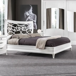 Franciaágy-keret áttört díszítésű fejvéggel – Morello 4144