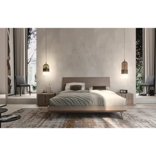 Franciaágy-keret fa fejvéggel – Morello 3975