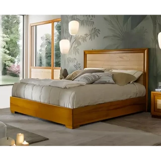 Franciaágy-keret fenyőfa fejvéggel – Morello 3959