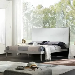 Franciaágy-keret kárpitozott fejvéggel – Morello 4011