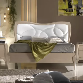 Franciaágy-keret kárpitozott fejvéggel, 160x195 cm – Morello 4135.A