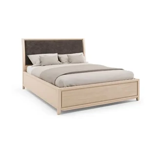 Franciaágy-keret kárpitozott fejvéggel, ágyneműtartóval – Morello 4593