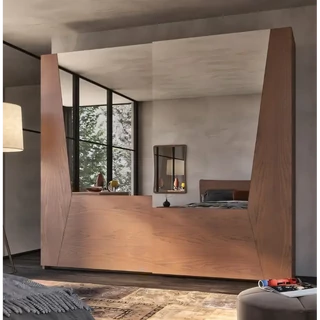 Gardróbszekrény, 2 tolóajtós, tükrös ajtókkal – Morello 4049