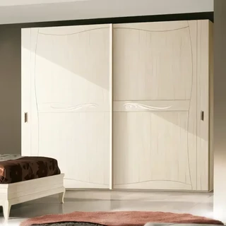 Gardróbszekrény, 2 tolóajtós, díszítéssel – Morello 4214