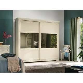 Gardróbszekrény, 2 tolóajtós, tükrös ajtókkal – Morello 4536.S